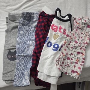 Baby Girl Clothes Lot 5pc Bundle | OshKosh Joe Fresh Old Navy | Size 6-18M